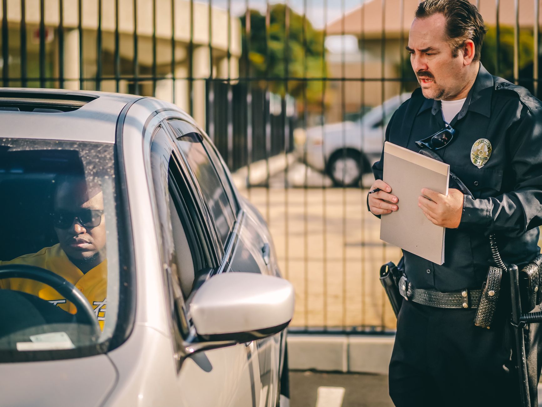 what to say when pulled over